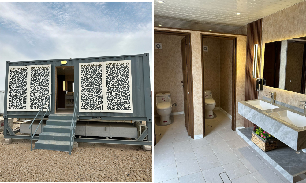 Luxury Portable Toilet | VIP Portable Toilets | Portable Toilets Saudi Arabia