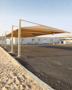 Parking Shades Manufacturer and Supplier in Saudi Arabia | Prefabricated Parking Shades