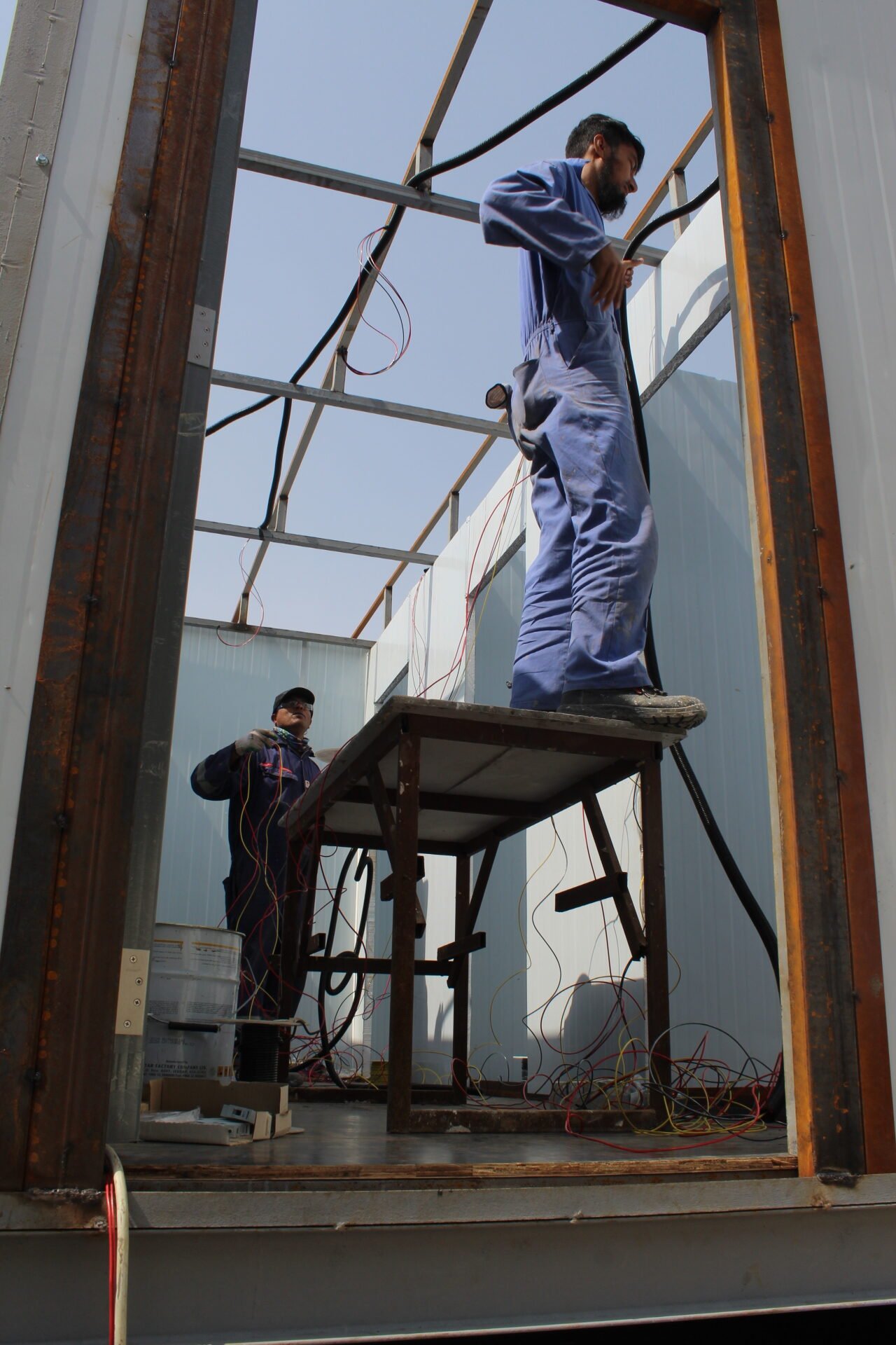 Merab Work Construction Site MEP Works - Mokamela Prefab